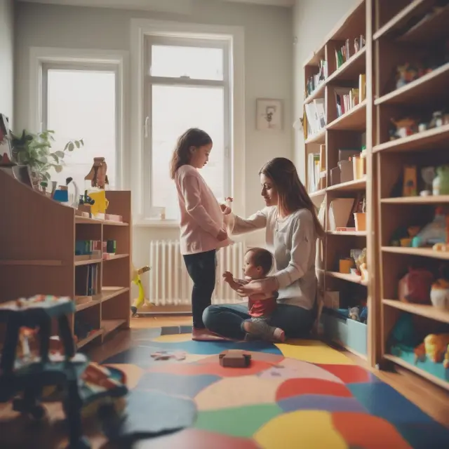 A daycare provider fails to supervise a child, causing harm and symbolizing the legal concept of nonfeasance.