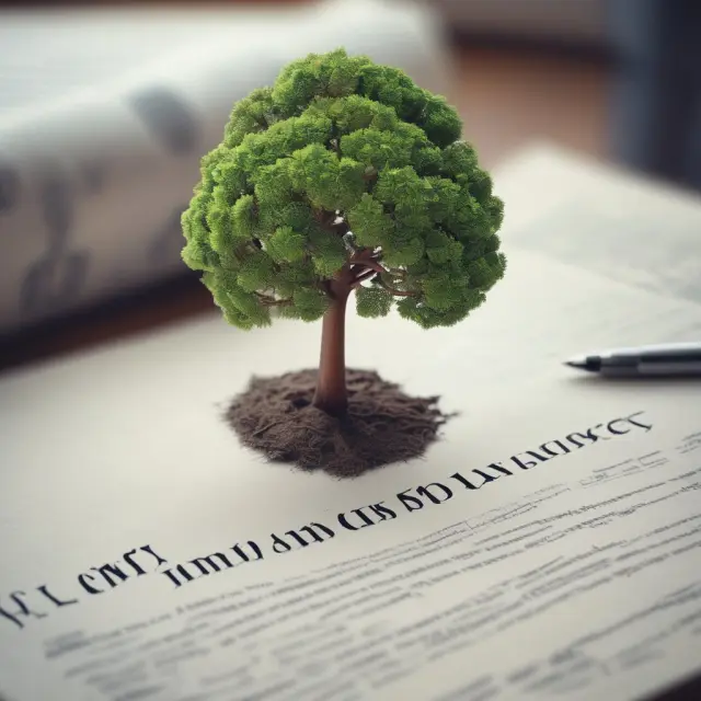 A sturdy insurance policy with branches representing different nonforfeiture clause options, including extended term insurance, reduced paid-up insurance, and cash surrender value.
