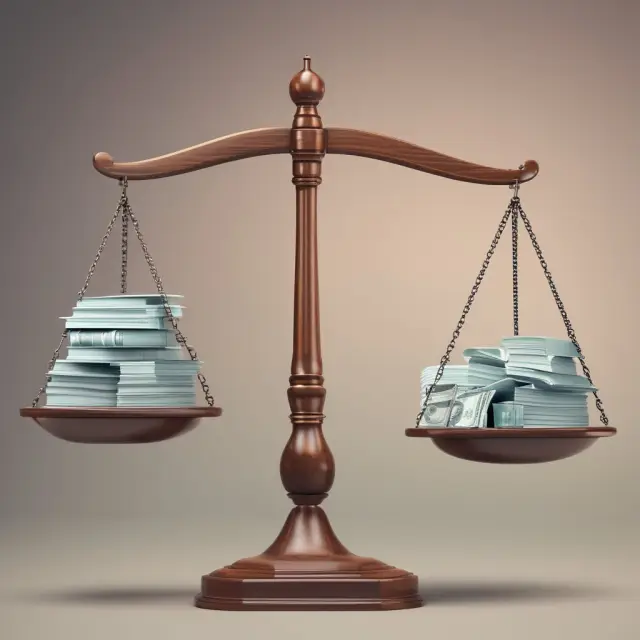 Digital scale illustrating technology and personnel costs shaping noninterest expenses for banks, emphasizing the impact of technology and competition.