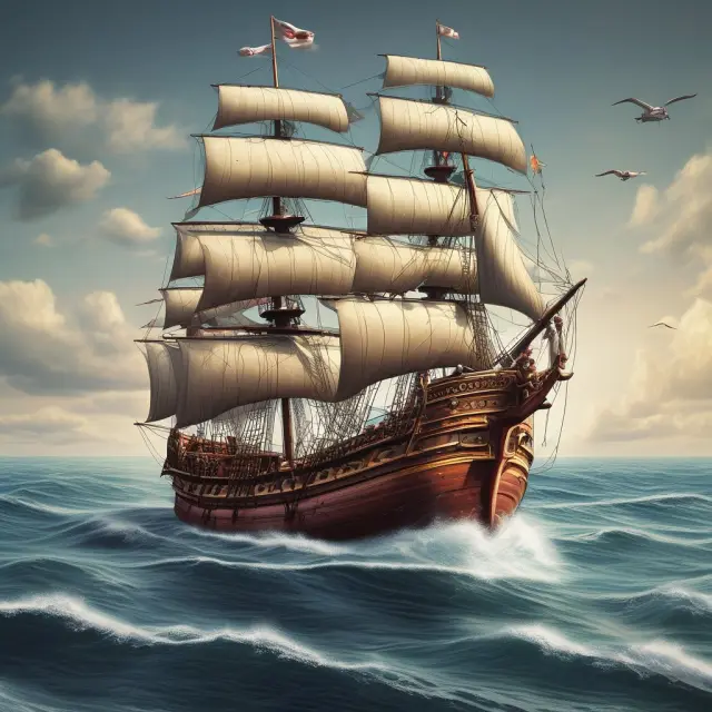 Banks depicted as ships navigating interest rate waves, utilizing various non-interest income sources as lifeboats for revenue stability