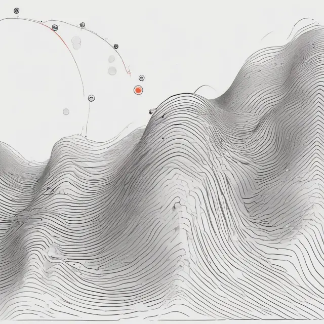 A visualization of trigonometric functions (sine and cosine) being used to analyze periodic data in nonlinear regression analysis