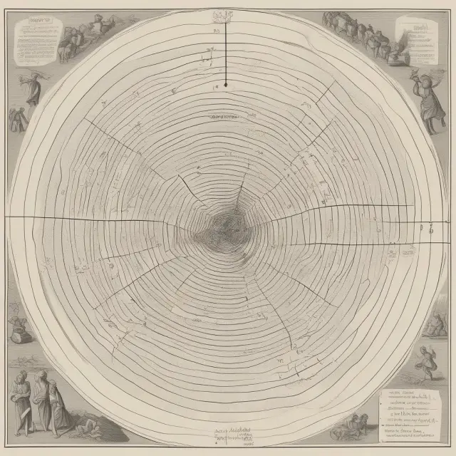 An intricate maze-like graph displays various Greeks interacting in a nonlinear investment landscape
