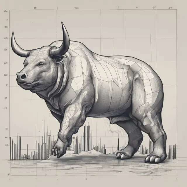 Bull and bear representing parametric and nonparametric methods, comparing their strengths in financial analysis