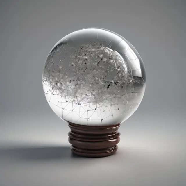 Crystal ball with normal distributions for Parametric, and hidden data for Nonparametric