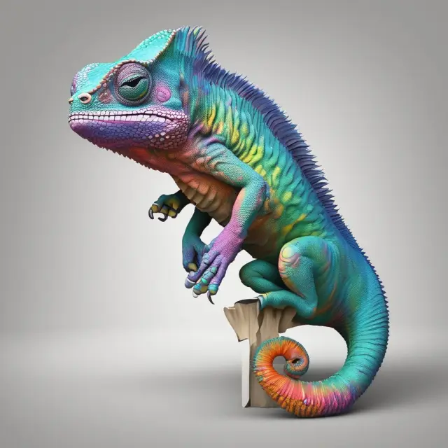 Parametric figure embodies a normal distribution, while nonparametric chameleon adapts to various data distributions