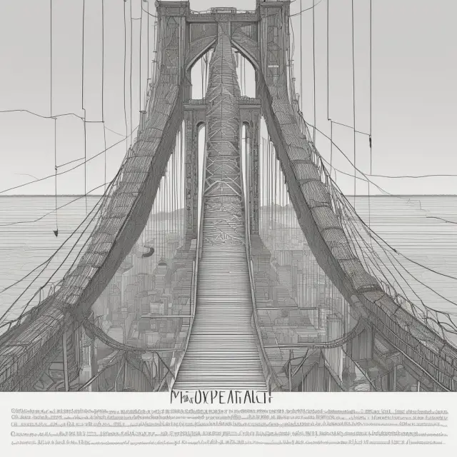 An image of nonparametric techniques, represented as a bridge, connecting diverse financial datasets to their hidden trends