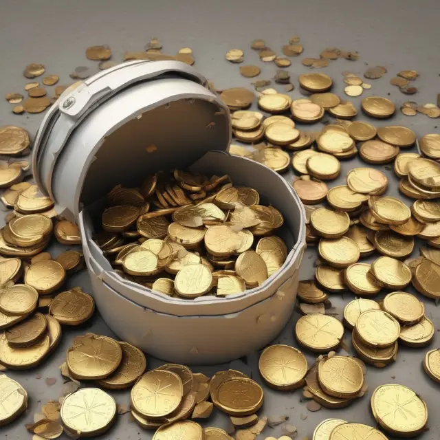 An image of a time capsule overflowing with golden coins, representing the evolution and growth of nonrefundable tax credits.