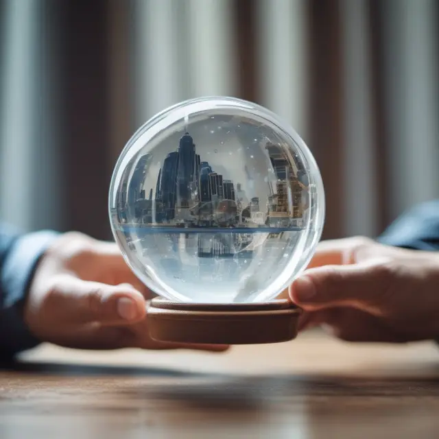 Crystal ball revealing NOPLAT figures for understanding a company