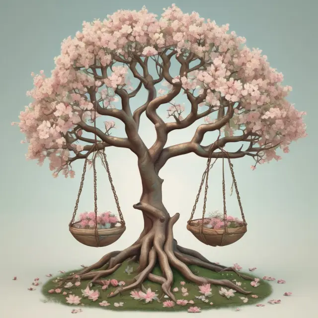 A pair of balanced scales represents the Nordic Model