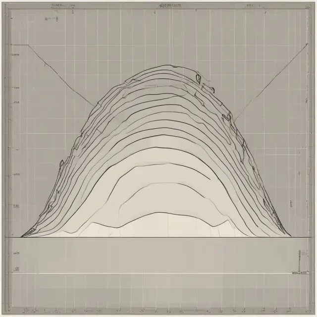 A symmetrical bell curve representing a normal distribution, annotated with mean, median, mode, skewness, and kurtosis markers