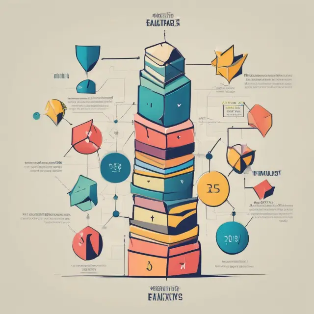 A balanced scale with normalised earnings on one side and non-recurring events on the other, symbolizing a clear view of a company