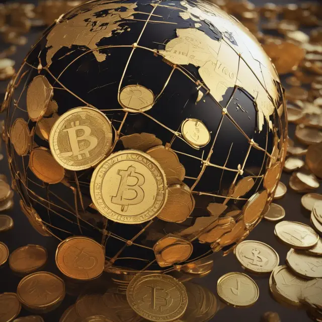 Image of gold coins symbolizing USD, CAD, GBP, EUR, and JPY on a rotating globe representing Nostro Accounts