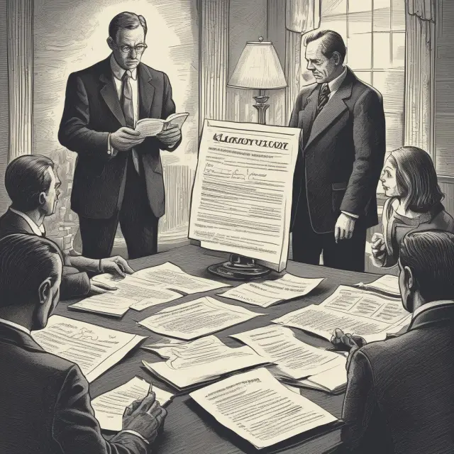 A notice of default document overshadowing a borrower