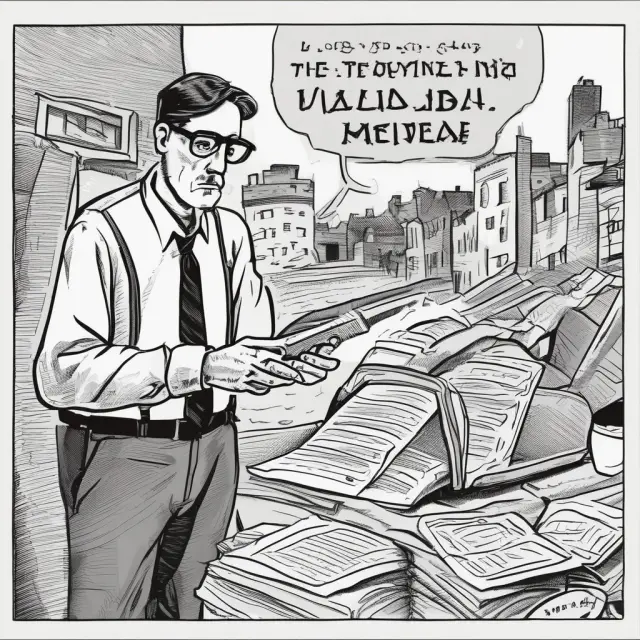 An IRS messenger handing over a notice of deficiency to a concerned taxpayer, symbolizing the urgency and potential consequences of not addressing this financial matter within the given timeframe.