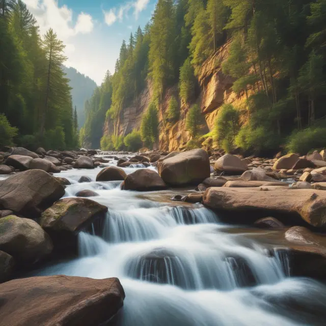 An image illustrating notional value (a flowing river of potential shares) coming together with market value (an anchored number representing actual cost) in an investor