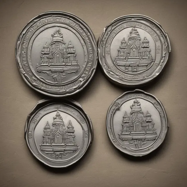 Two Nepalese and Indian rupees collide, forming a river symbolizing their historical connection before separating as distinct currencies again