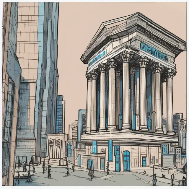 A table with four pillars representing the NASDAQ Global Select Market
