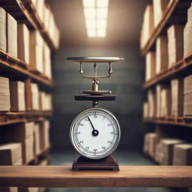 Image of a balance scale with inventory on one side, accounts receivable on the other, and Net Realizable Value adjusting the weights to maintain equilibrium while GAAP and IFRS watch over.