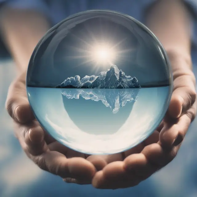 A crystal ball filled with blue sky laws reveals the differences between covered securities and exempt securities in regulation.