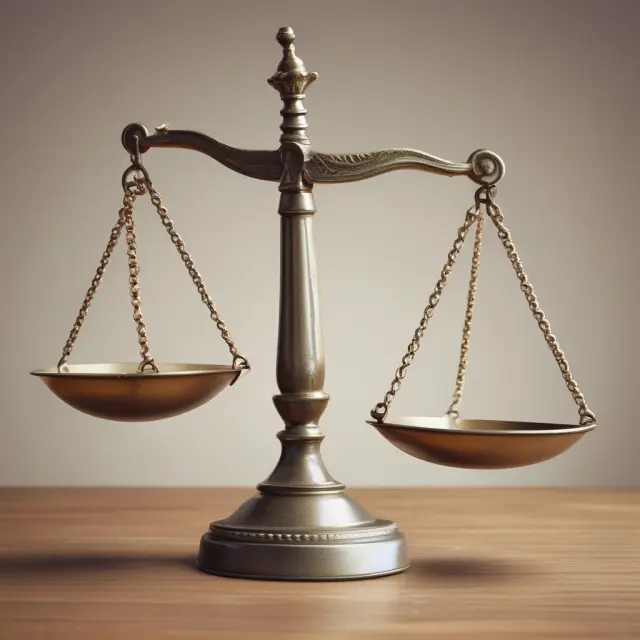 A balanced scale of justice holding p-values representing advantages and disadvantages of null hypothesis testing in finance research