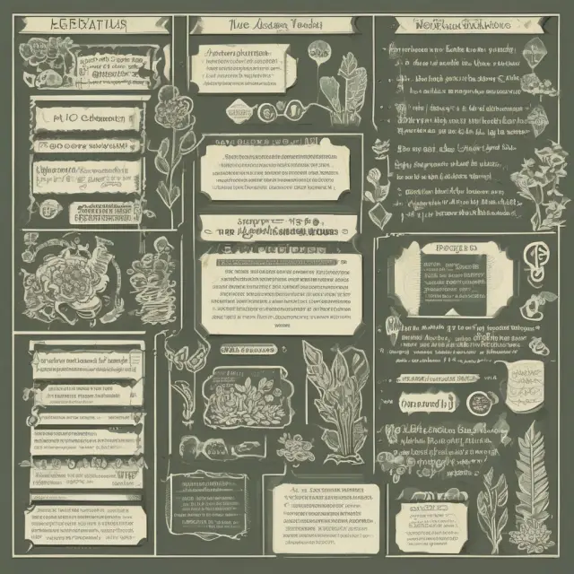 A garden filled with various statistical tests as flowers. Some signs display mislabeled p-values and significance levels, symbolizing common pitfalls in null hypothesis testing within finance.