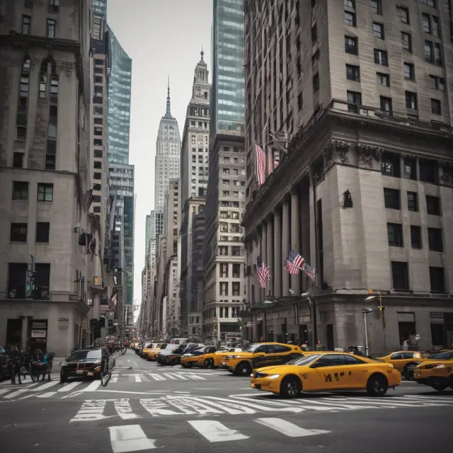 Two regulatory bodies (CFTC and DMO) safeguarding a bustling NYMEX trading floor with fairness, transparency, and investor protection