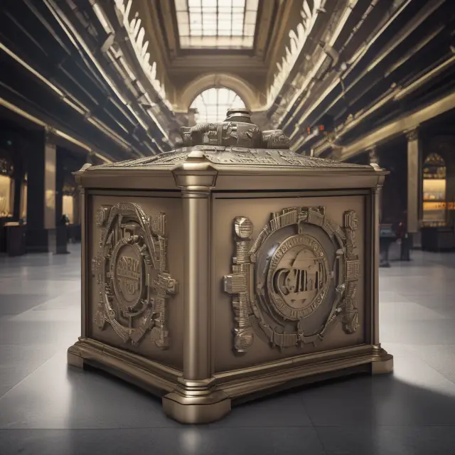 Time capsule opening with NYMEX, CME, and CBOT logos revealing a connected financial marketplace