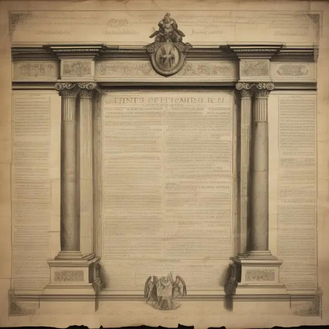 A scroll revealing crucial moments from the New York Stock Exchange