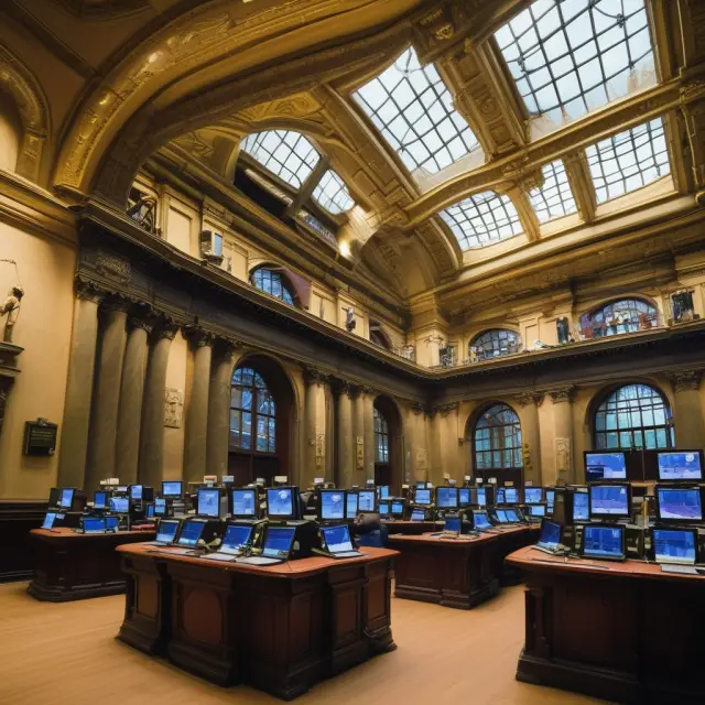 A contrast between the oldest stock exchange in Amsterdam and the largest, the New York Stock Exchange