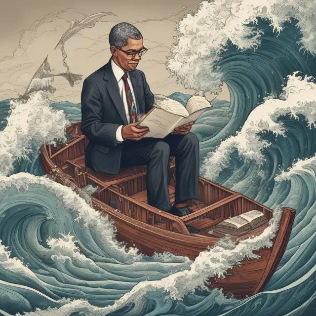 Obama, a biracial figure, navigates economic waters with Keynes