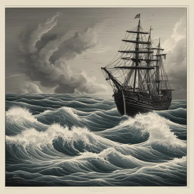 An image of stormy seas symbolizing the pitfalls and inaccuracies of relying on subjective probability in finance