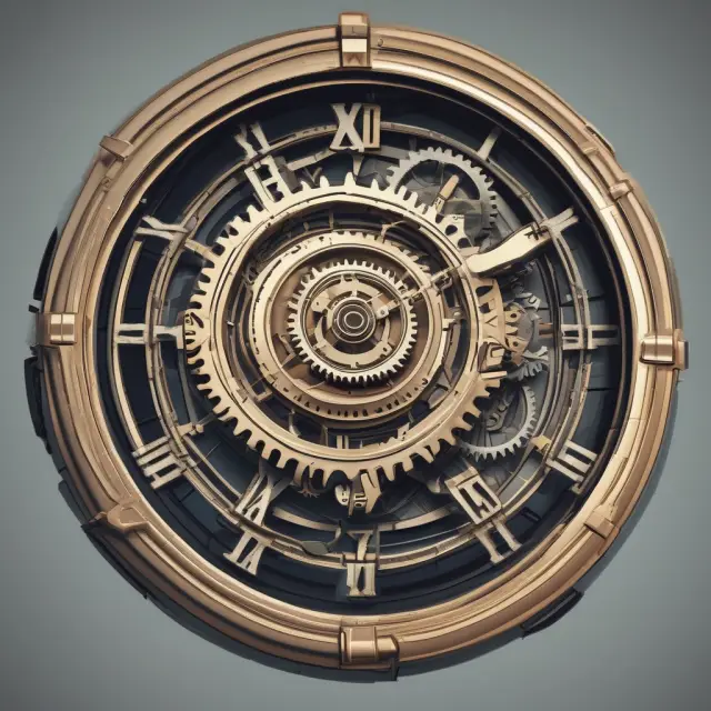 An image of an antique clock transforming into a digital clock, illustrating the transition from outdated methods to modern technology in business.