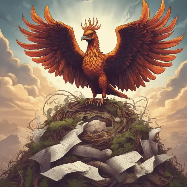 Phoenix rising with a nest of contracts to illustrate the OCC