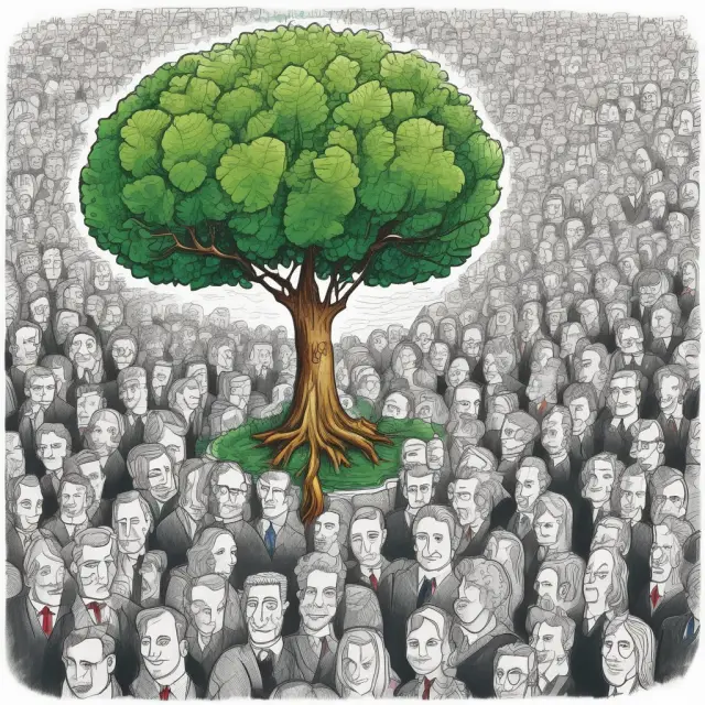 A metaphorical representation of investors weighing factual evidence against psychological biases, symbolizing market anomalies like the October effect.