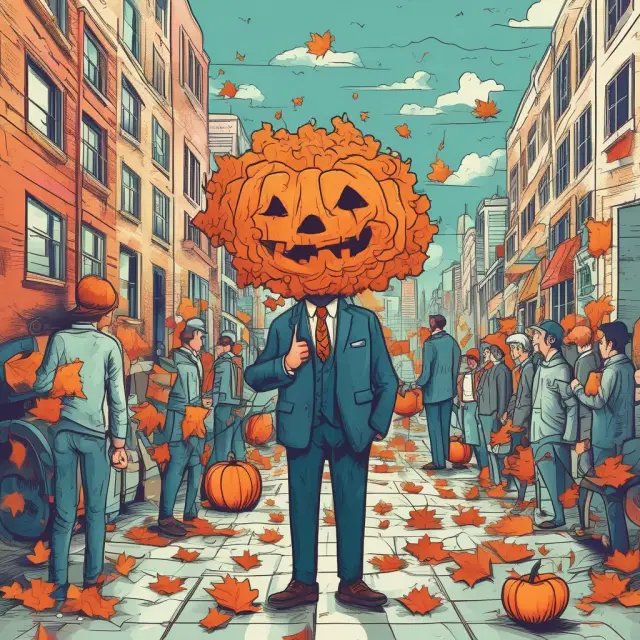 Visualizing October effect myths and their factual refutations, emphasizing the importance of investor knowledge