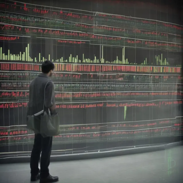 An image of a semi-transparent stock exchange screen with a veil covering some parts, representing the limited visibility of odd lot transactions
