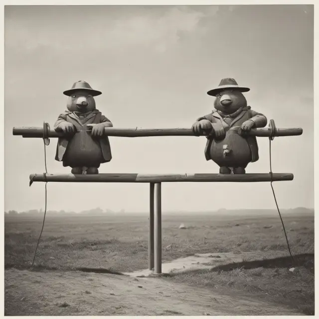 A group of investors sit on a seesaw with financial charts and stock tickers, representing the balance of power in the market between individual investors (odd lot traders) and institutional players.