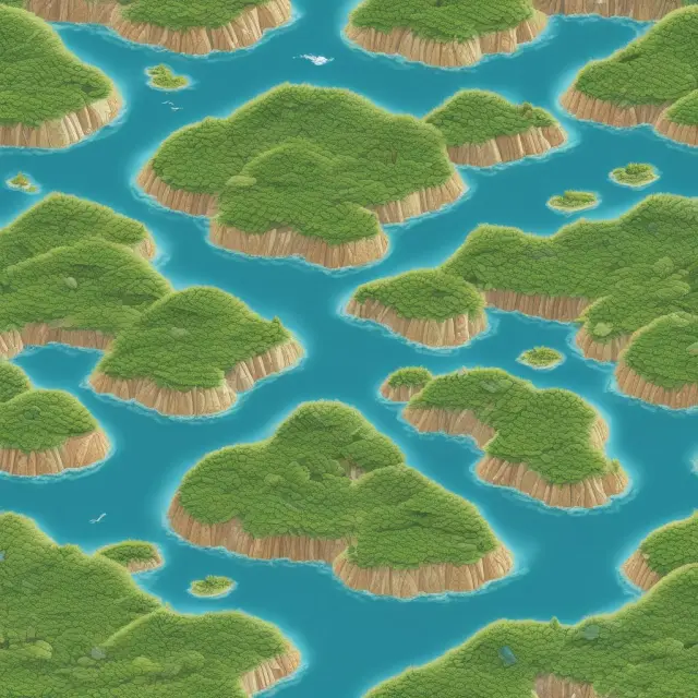A vibrant and diverse grouping of islands symbolizes the benefits of investing in various strategies within an Open-Ended Investment Company
