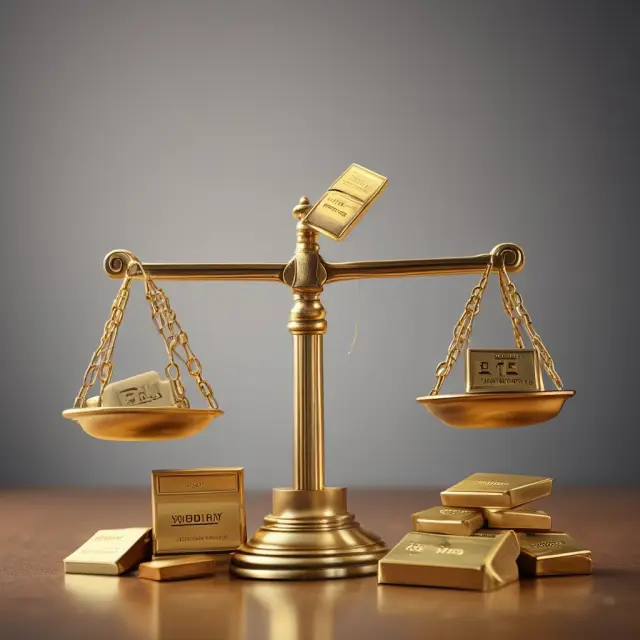 Gold scale comparing OTR Treasuries