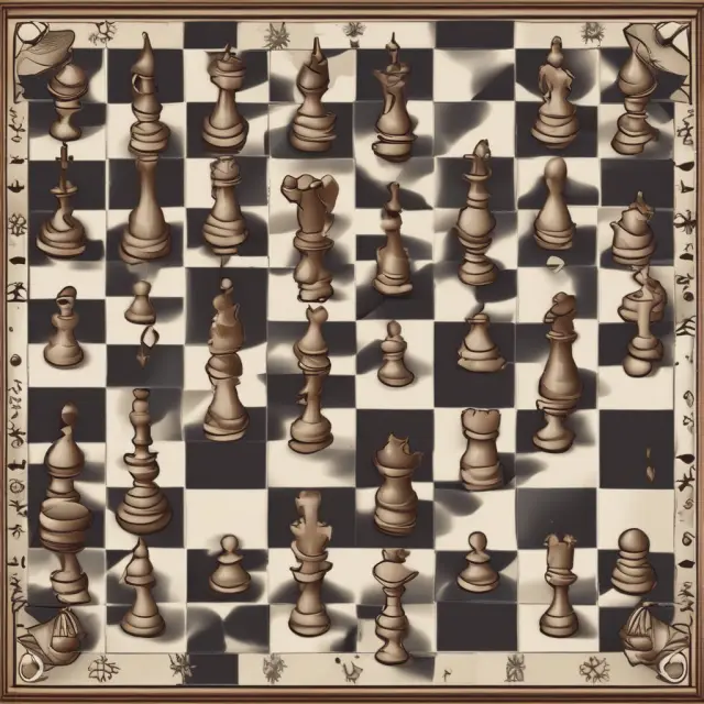 Dynamic chessboard pieces illustrating offensive competitive strategies: first-mover advantage, end runs, preemptive strikes, and acquisitions