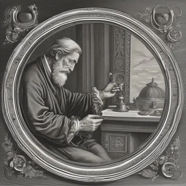Person carefully studying an offering circular to gain insightful investment information