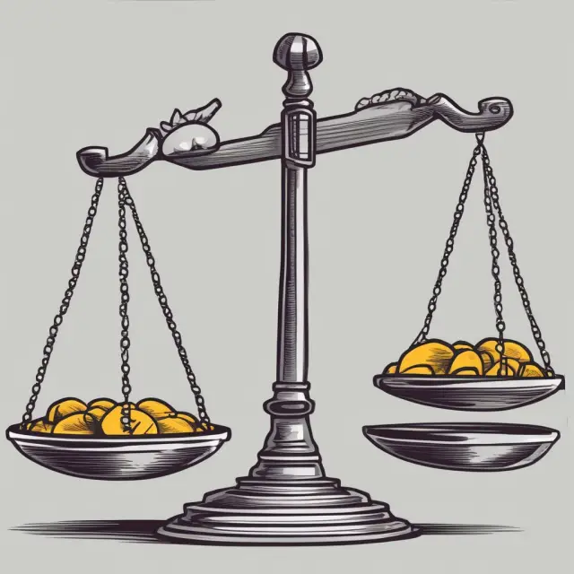 An image of a balance scale with an offering price on one side and investor interest on the other, illustrating their interdependence in finance.
