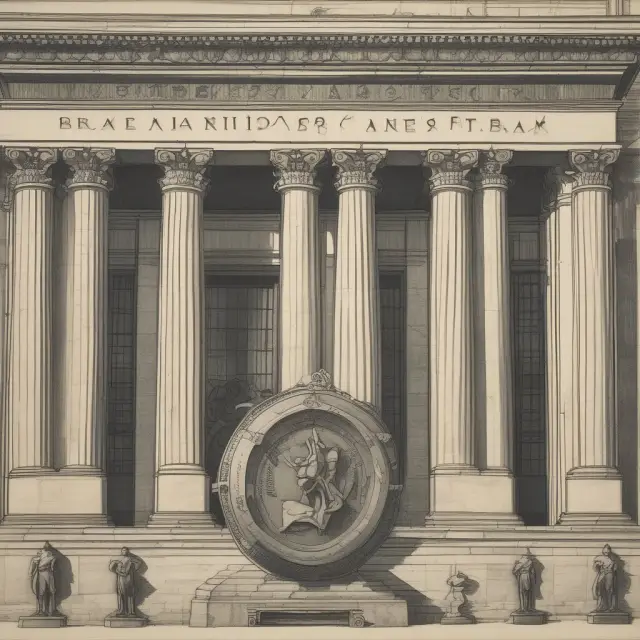 Central bank managing international financial dealings through an official settlement account