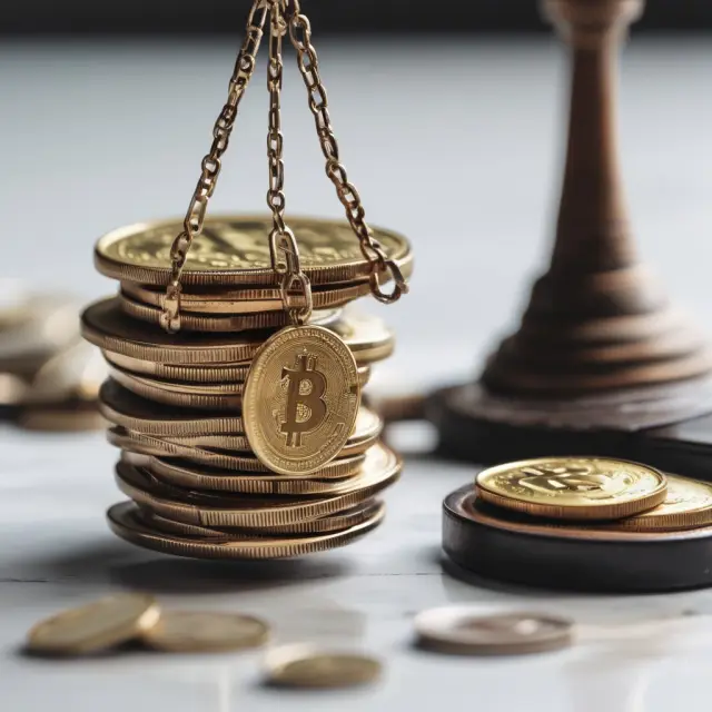 A scale weighing an OIBDA calculation with taxes and an interest-bearing coin representing their influence.