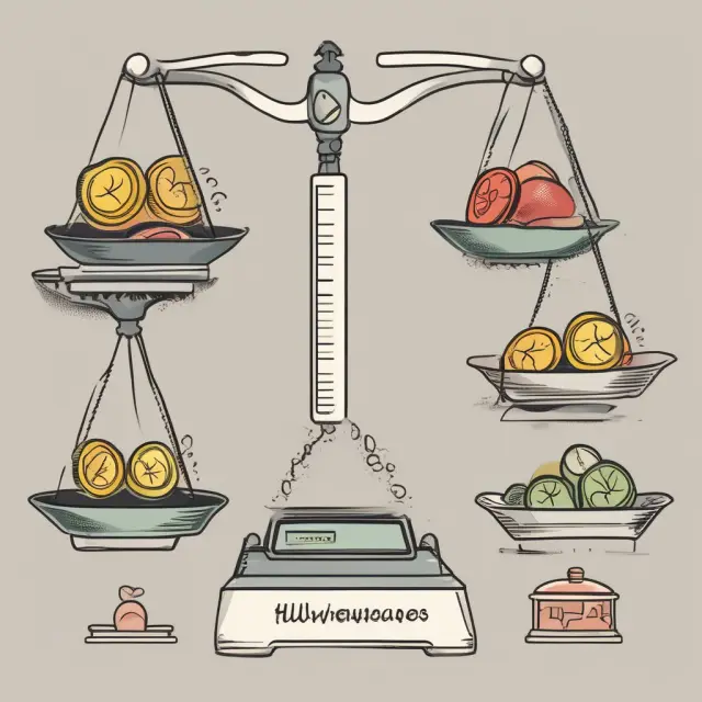 Balance scale with revenue on one side and operating expenses, depreciation, and amortization on the other, representing Operating Income Before Depreciation and Amortization.