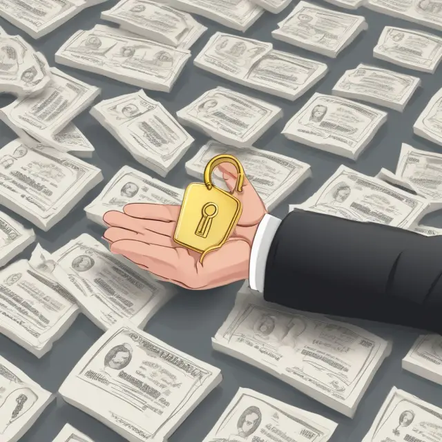 Artwork of a bond issuer handing over a discounted bond to an investor, symbolizing the advantages and lower interest rate risk associated with Original Issue Discount Bonds