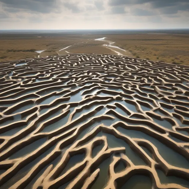 An analyst studying a labyrinthine network of reservoirs with various recovery technologies to maximize the extraction of recoverable oil
