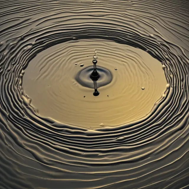 Image of oil droplets surrounding a reservoir, representing OIIP as the base for evaluating potential resources