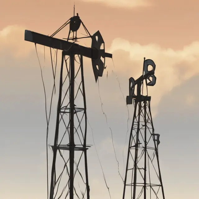Weather vanes for crude oil and natural gas depicting their historical average ratio (6:1) and illustrating price fluctuations