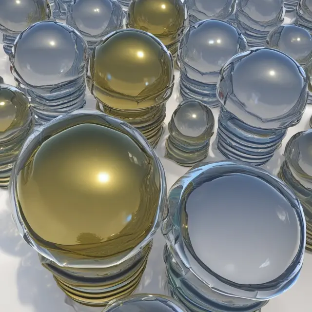 Crystal balls depicting diverse trends for the oil price to natural gas ratio, with experts examining their predictions.